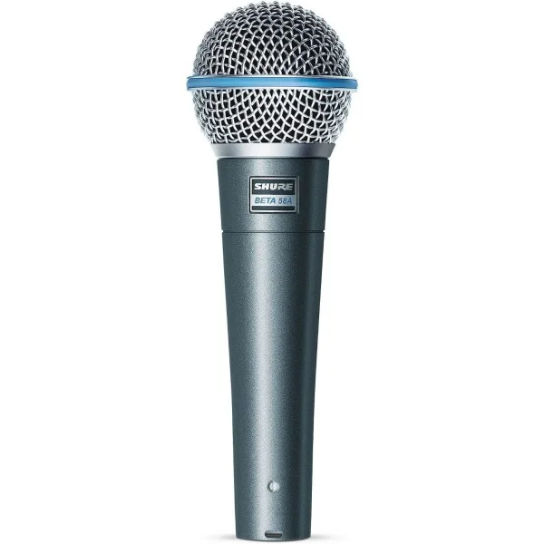 Shure Dynamic Vocal Microphone, Silver - BETA 58A